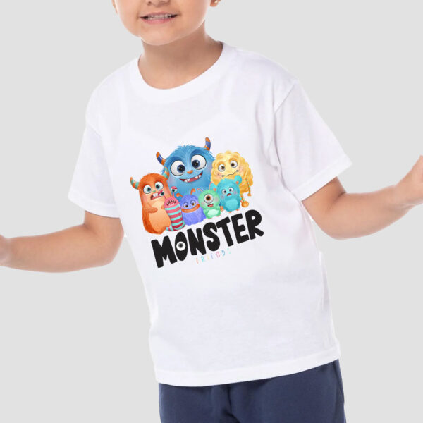Playera infantil monstruos 7