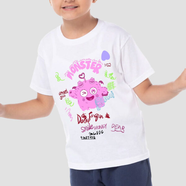 Playera infantil monstruos 8